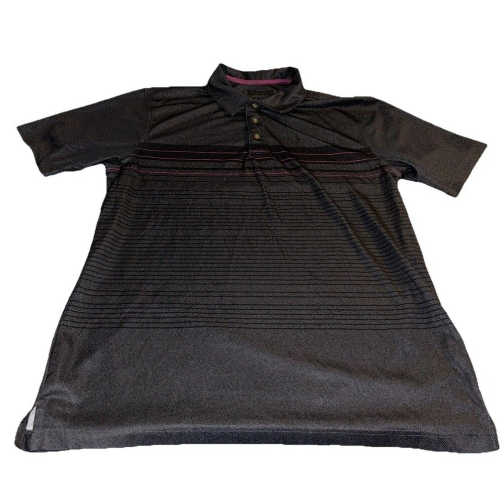 Peeble Beach Large Polo Short Sleeve Collared Luxe Performance Shirt